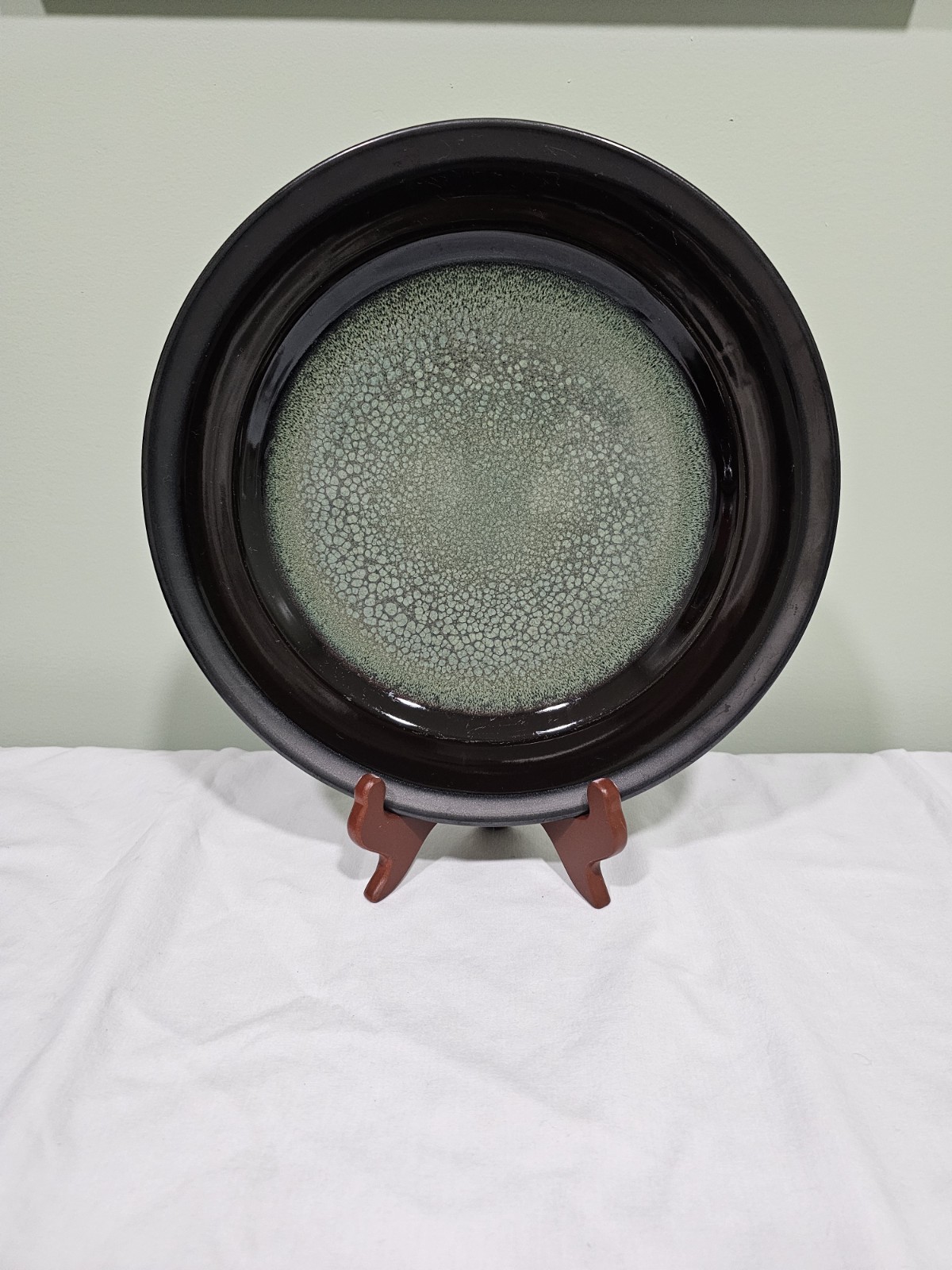 Of 7 Mikasa Gourmet Basics "jade" Dinner Plates