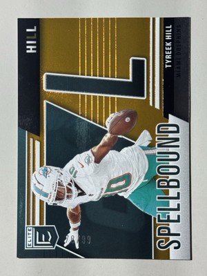 Tyreek Hill 2024 Donruss Elite Spellbound /99 Orange Foil #3 SP Miami Dolphins