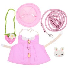 Clothes Set for Small Animal Pet Clothing Costumes Rabbits Bunny