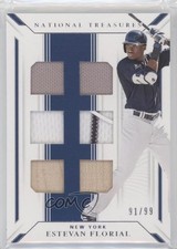 2019 National Treasures Game Gear Material Sixes 91/99 Estevan Florial zm0
