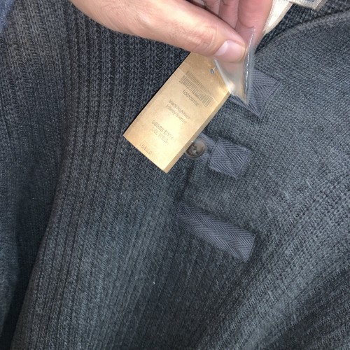 Suéter de Infantería Duluth Trading Co Para Hombre Talla 3X Cuello Alto Mezcla de Lana Gris - Imagen 3 de 7