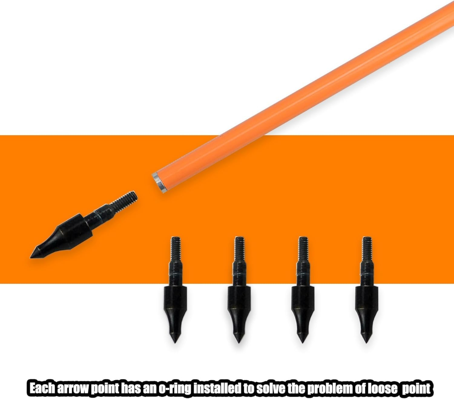 Crossbow Bolts 20inch Fluorescence Color Carbon Crossbow Hunting Arrows with