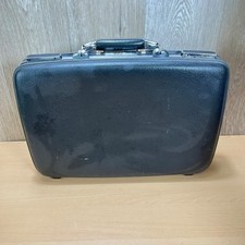 Vintage American Tourister Black Hard Shell Escort Slim Briefcase - No Code