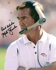 Mike Shanahan Denver Broncos Signed Autographed 8x10 photo Reprint
