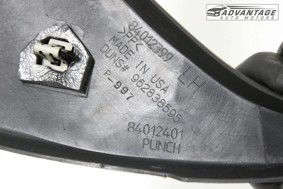 2014-2019 CADILLAC CTS TAMPA TRASEIRA ESQUERDA PORTA JANELA MOLDURA ACABAMENTO FABRICANTE DE EQUIPAMENTO ORIGINAL - Imagem 4 de 4