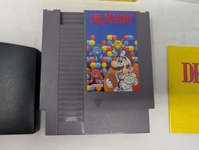 Dr. Mario Complete CIB Nintendo NES Box Manual 1990 Styrofoam