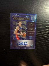 2021-22 Panini Donruss Elite Luka Garza Rookie Yearbook Auto RC #RY-LGA Pistons