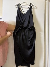 Sonstiges Damen Trägerkleid lang Schwarz V-A...