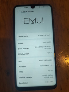 Huawei P30 lite MAR-LX1A – 128 GB – Smartphone Midnight Black (entsperrt)