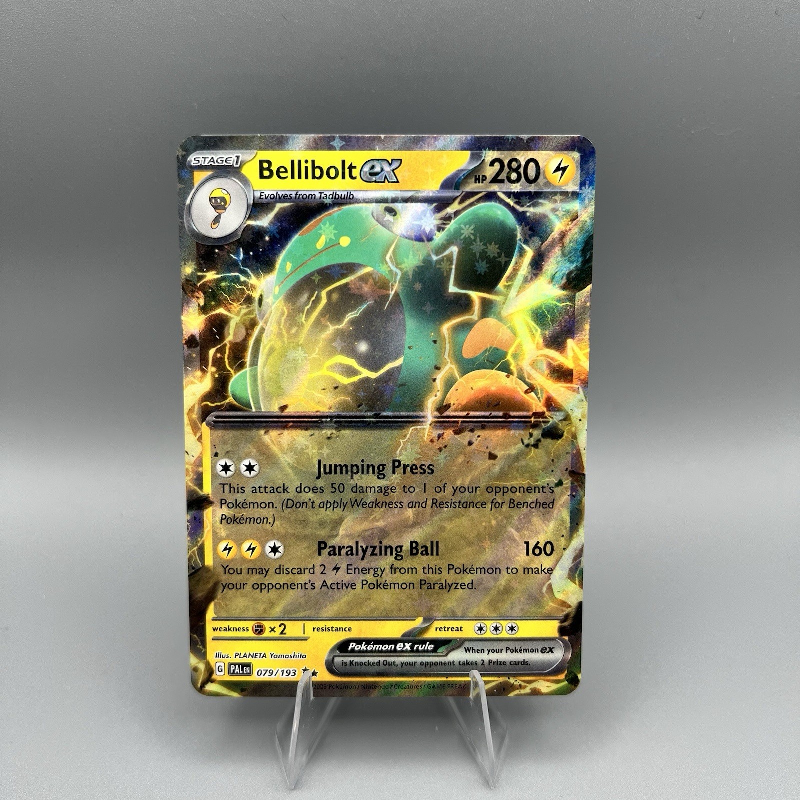Bellibolt ex 079/193 Paldea Evolved Scarlet & Violet Double Rare NM Pokemon