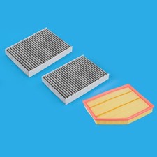 Fit For BMW 5 6 Series E60 E61 E63 E64 Engine & Cabin Air Filter Combo Set A2