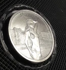 CASTRONOMICS SILVER STACKERS 1oz .999 Fine Silver Bar MALIBU BEACH BIKINI GIRL