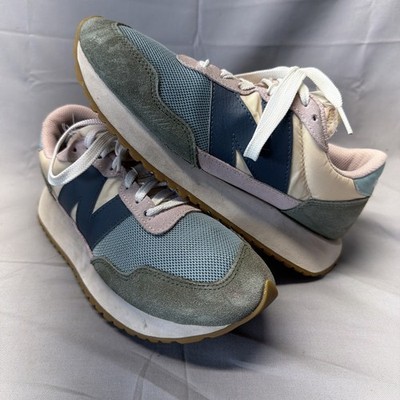 New Balance 237 Norway Spruce Storm Blue Suede Shoes Women's Size 8 B WS237MP1