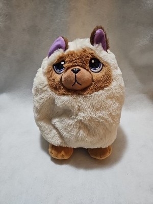 Misfittens 10'' BANDIT the Sidekick Siamese Kitten Plush Cat Purple Eyes & Tail