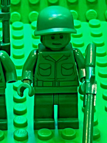 LEGO Toy Story Green Army Men Parts Lot 7595 Soldier Minifigure 2009