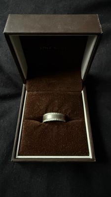 Warren James 9ct 375 White Gold Men's Wedding Ring | Size P