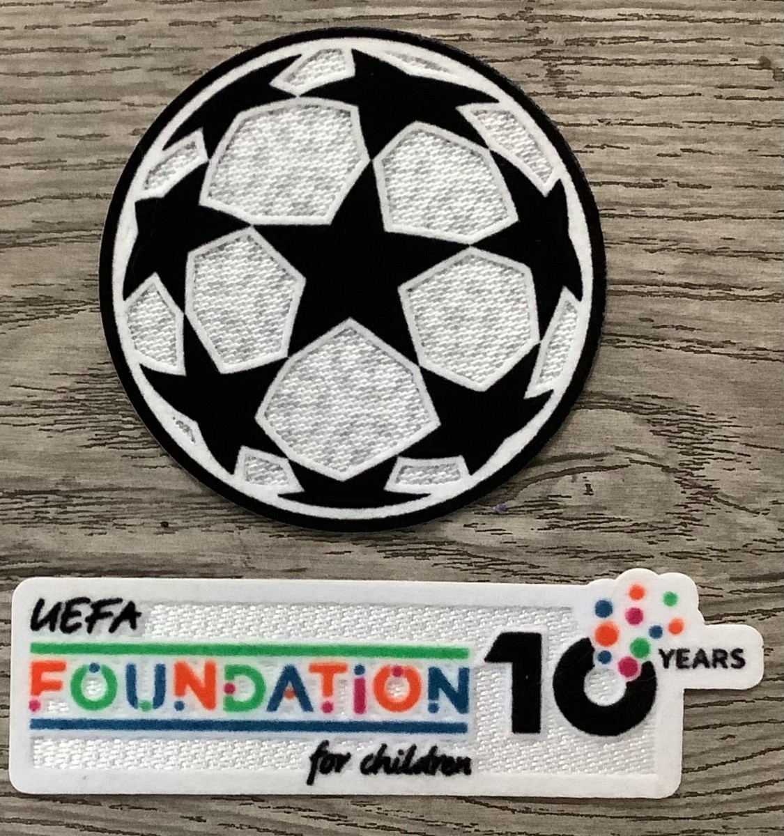 2025/26 UEFA UCL STARBALL + UEFA FOUNDATION BADGE SET | eBay