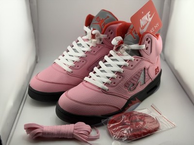 Size 10 - Awake NY x Air Jordan 5 Retro Boro - Arctic Pink | eBay