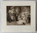 Antique M LEMAIRE FIVE O'CLOCK TEA 20th C Photogravure Print Salon de 1891