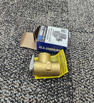 #ad #ad WATTS 335M2 030: 3 4quot; ASME Pressure Safety Relief Valve 30 PSI 0342691 $37.99