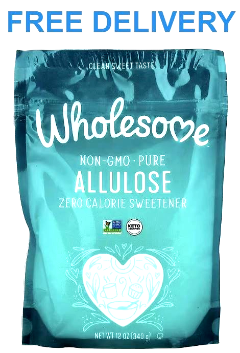 Wholesome Sweeteners, Allulose, Zero Calorie Sweetener, 12 oz (340 g) UK