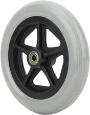 Wheelchair Front Wheels, 7 Inch Walk Chair Anti Slip Replacement Casters Roll...