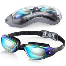 Swim Goggles, Swimming Goggles No Leaking Full Protection Adult Men Women Youth