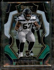 2022 Panini Select #190 Charles Cross Black and Green Prizm Die Cut