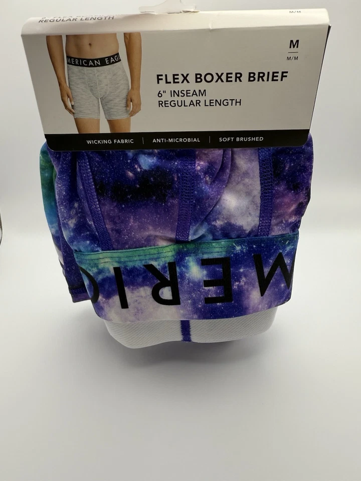 CALZONCILLO BOXER HOMBRE AMERICAN EAGLE GALAXY NEBULA FLEX TALLA M (32/34) Foto 3 de 3