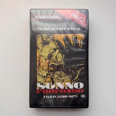 Sonno Profondo (Deep Sleep) VHS 2013 unrated (limited to 200 copies) NEW/SEALED 