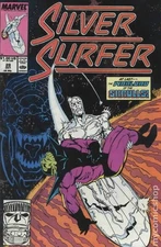 Silver Surfer #28 FN 1989 Stock Image