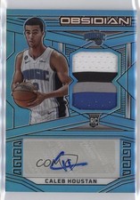 2022 Panini Obsidian FOTL Electric Etch Blue Flood 21/27 Caleb Houstan Auto 0q0m