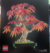 LEGO Botanicals Japanese Red Maple Bonsai Tree Complete Set 474 Piece 10348 