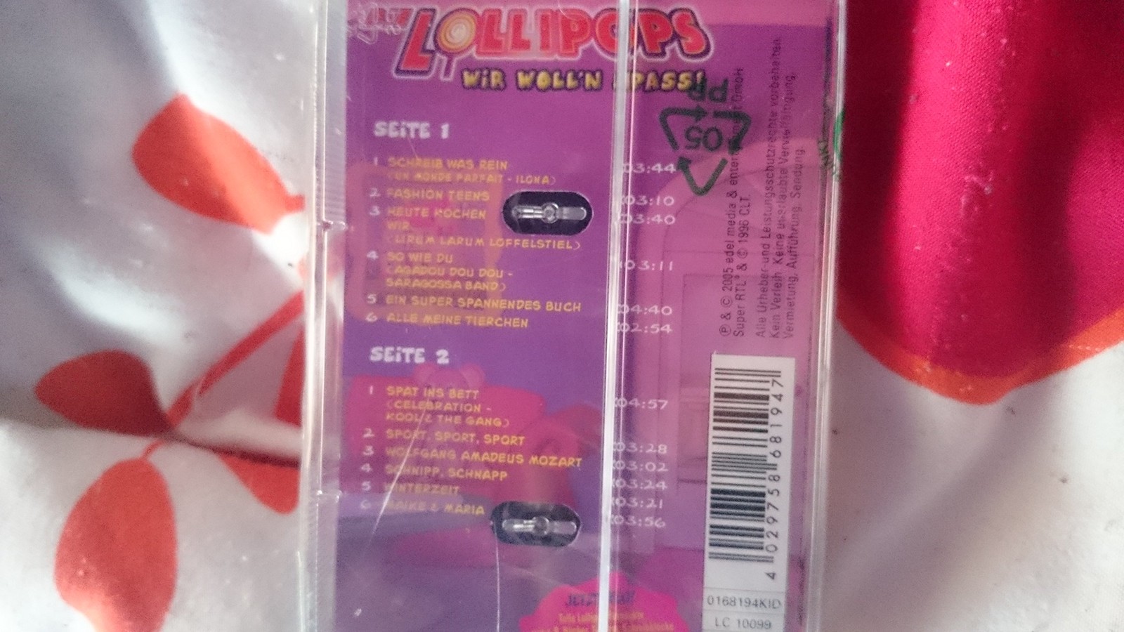 die Lollipops Wir Woll'N Spass! (Cassette)