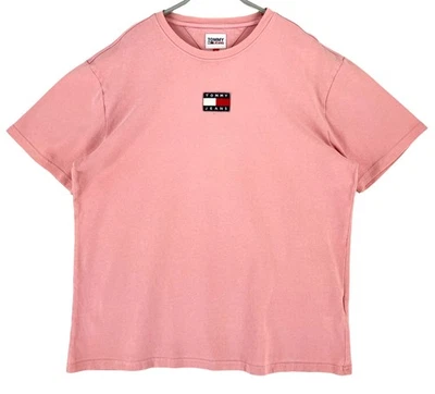 Tommy Hilfiger T-Shirt Homme Col Rond Blanc Coton Jersey Taille XL - Photo 1/4