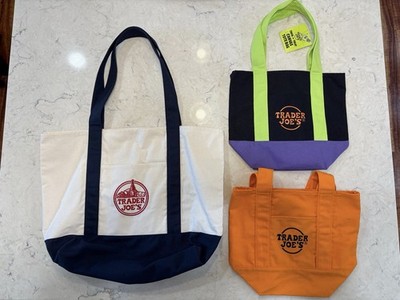 Limited Trader Joe's Tote Shopping Bags - Set of 3