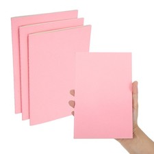 3 Pack A5 Notebook, A5 Journal Mini Notebook Pocket Kraft,Pink