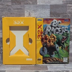 BC Racers Sega 32X 1995 Complete CIB Authentic Tested w/ Registration 