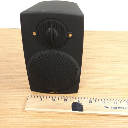 2 Boston Acoustics Micro90x Satellite Bookshelf Speakers Pair Magnetic Shielding - Picture 20 of 21