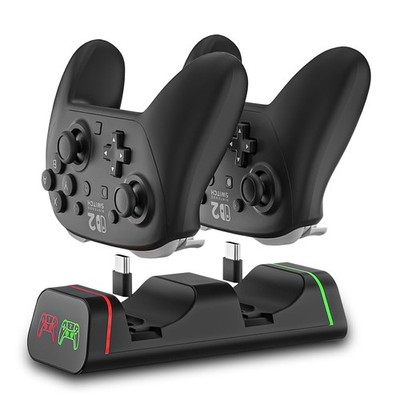 Controller Charging Dock for Switch Pro & Switch 2 Pro Controller, PS5 Controlle
