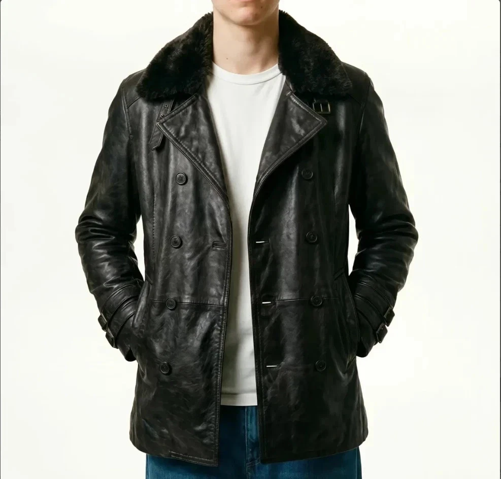 Handmade Leon S Kennedy RE9 Coat Style Black Real Leather Jacket
Opens in a new window or tab