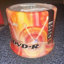 Playo 50 Pack DVD+R 120 Min  4.7 GB  - New Factory Sealed