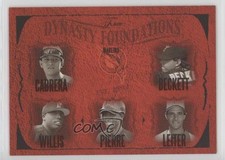 2005 Flair Dynasty Foundations Gold 17/93 Miguel Cabrera Josh Beckett #12DF 10k8