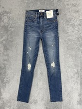 Abercrombie  Fitch Jeans Womens 27 4R Super Skinny Ultra High Rise Distressed