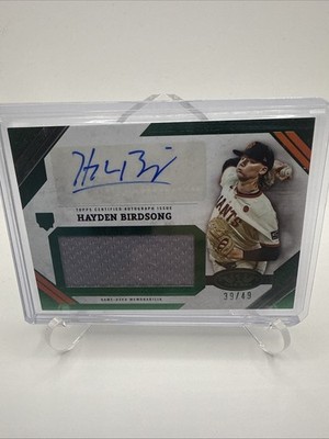 2025 Topps Tier One - Autographed Jumbo Relic Hayden Birdsong #AJR-HBI /199 