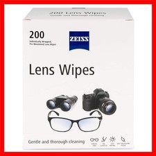 Pre-Moistened Lens Cleaning Wipes, 200 Count