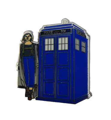 DR WHO 13. DREIZEHNTER DOKTOR JODIE WHITTAKER EMAILLE ANSTECKNADEL ABZEICHEN