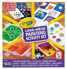 CRY-46941 Crayola Less-Mess Painting Activity Kit