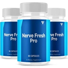 (3 Pack) Nerve Fresh Cognitive Capsules For Neuropathy Reviews (180 Capsules)