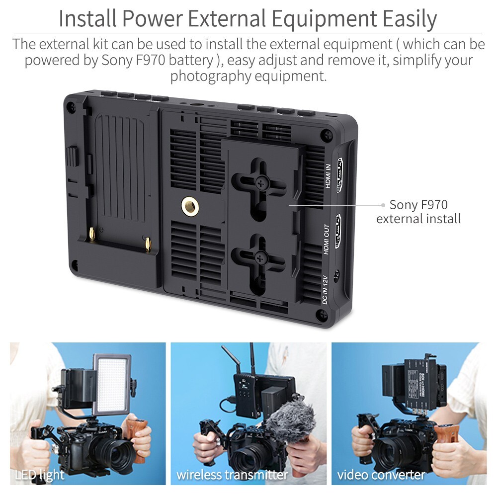 FEELWORLD F5 PRO V4 6 inch DSLR Camera Field Monitor Touch